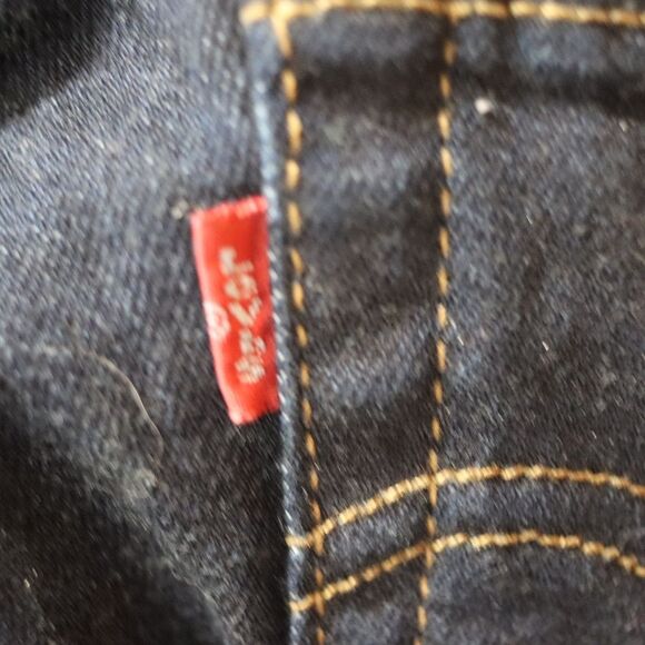 Levi’s 545 Low Rise Bootcut Dark Wash Jeans 6 Medium Y2K - Picture 8 of 11